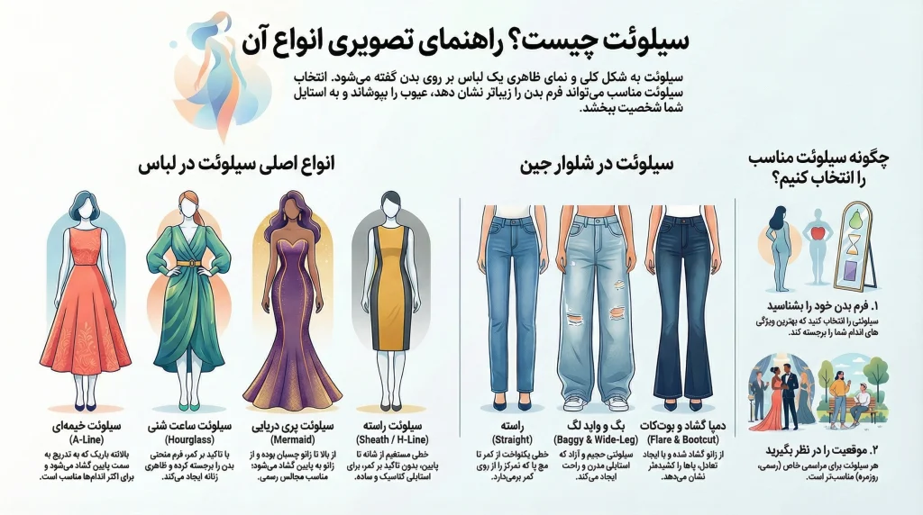 سیلوئت لباس