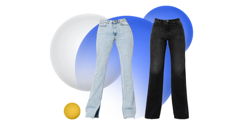 انواع برش شلوار واید و راسته