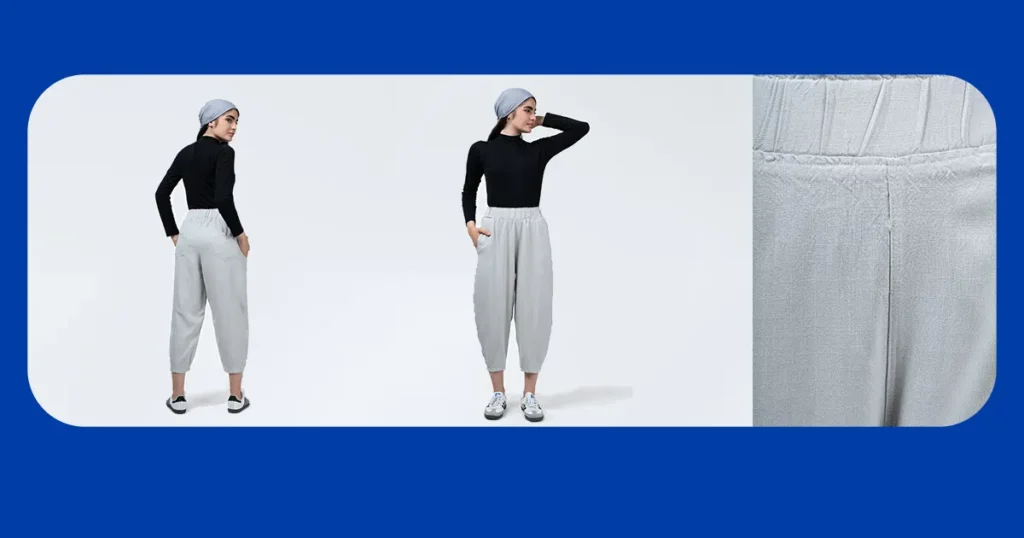 شلوار لینن بالون