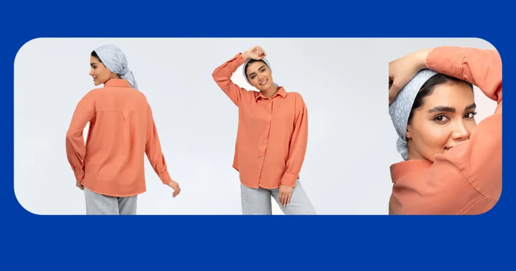 شومیز کتان سیلک