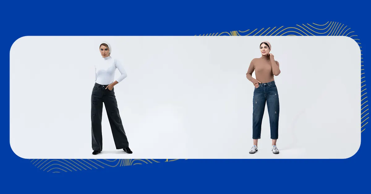 تفاوت شلوار بگ و مام استایل