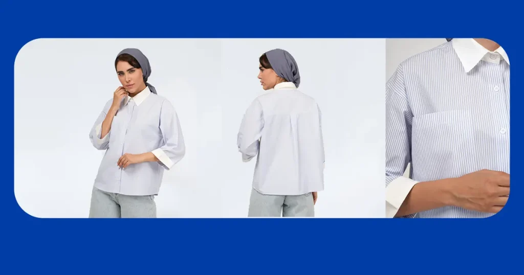 شومیز سفید با شلوار جین 