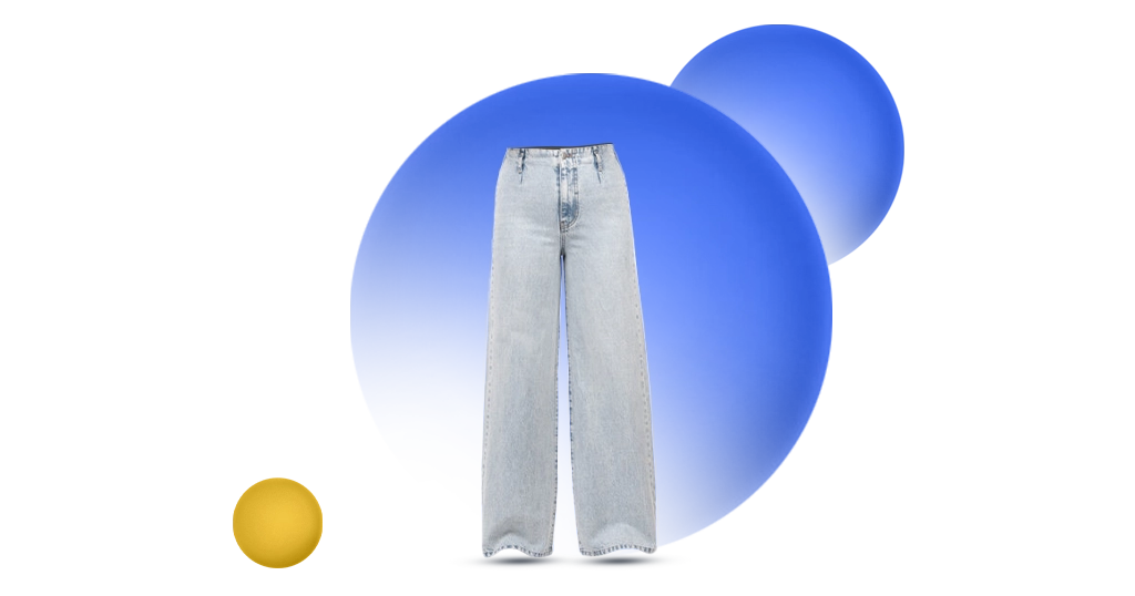 شلوارجین واید-لگ (Wide-Leg)