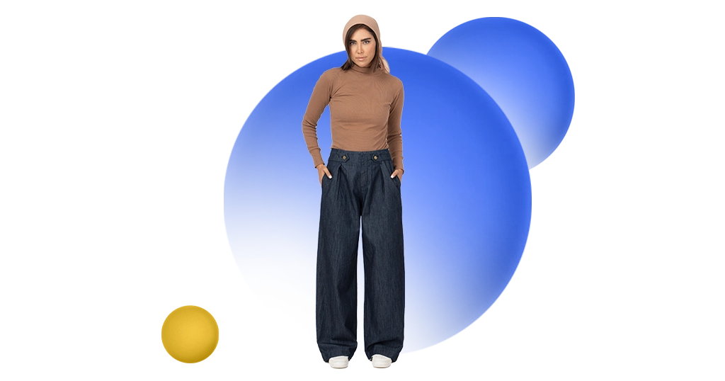 شلوار بگ جین