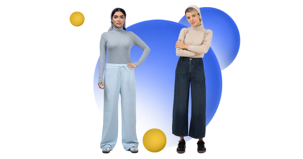 انواع شلوار بگ زنانه