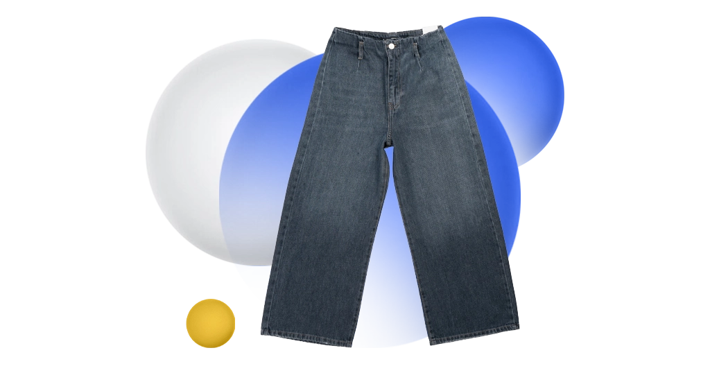 شلوار واید لگ کوتاه برای افراد با قد کوتاه