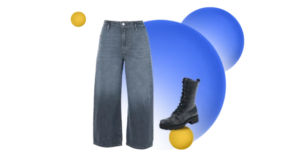 استایل با شلوار واید لگ زنانه