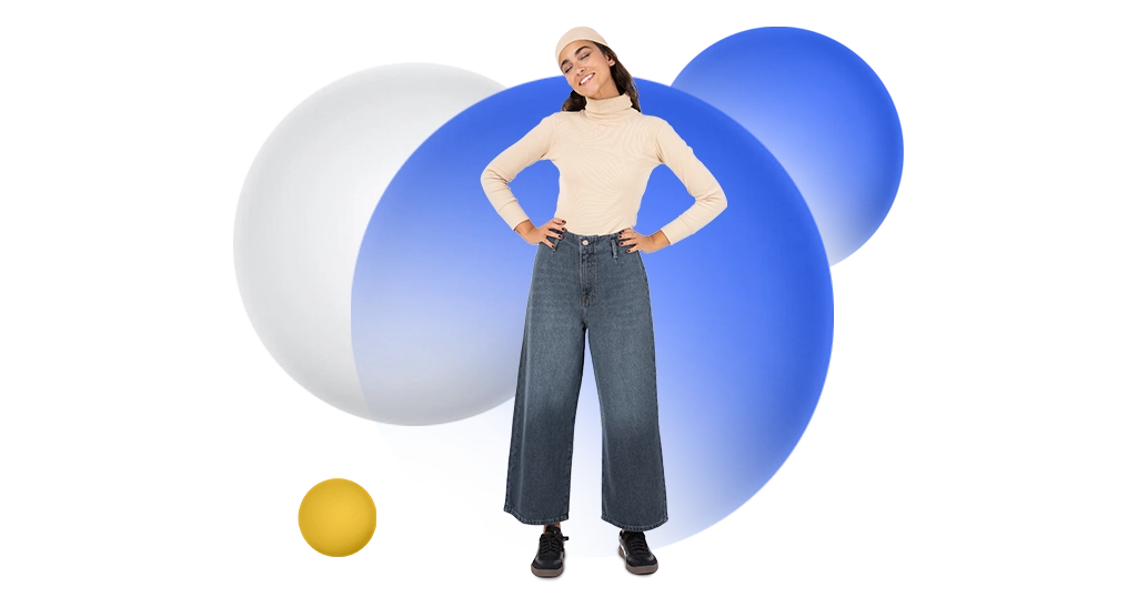 انواع مدل شلوار واید لگ زنانه