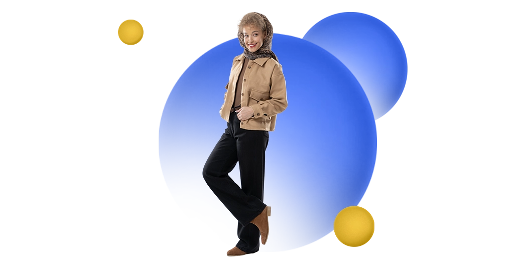 ست شلوار نیم بگ با نیم بوت زنانه